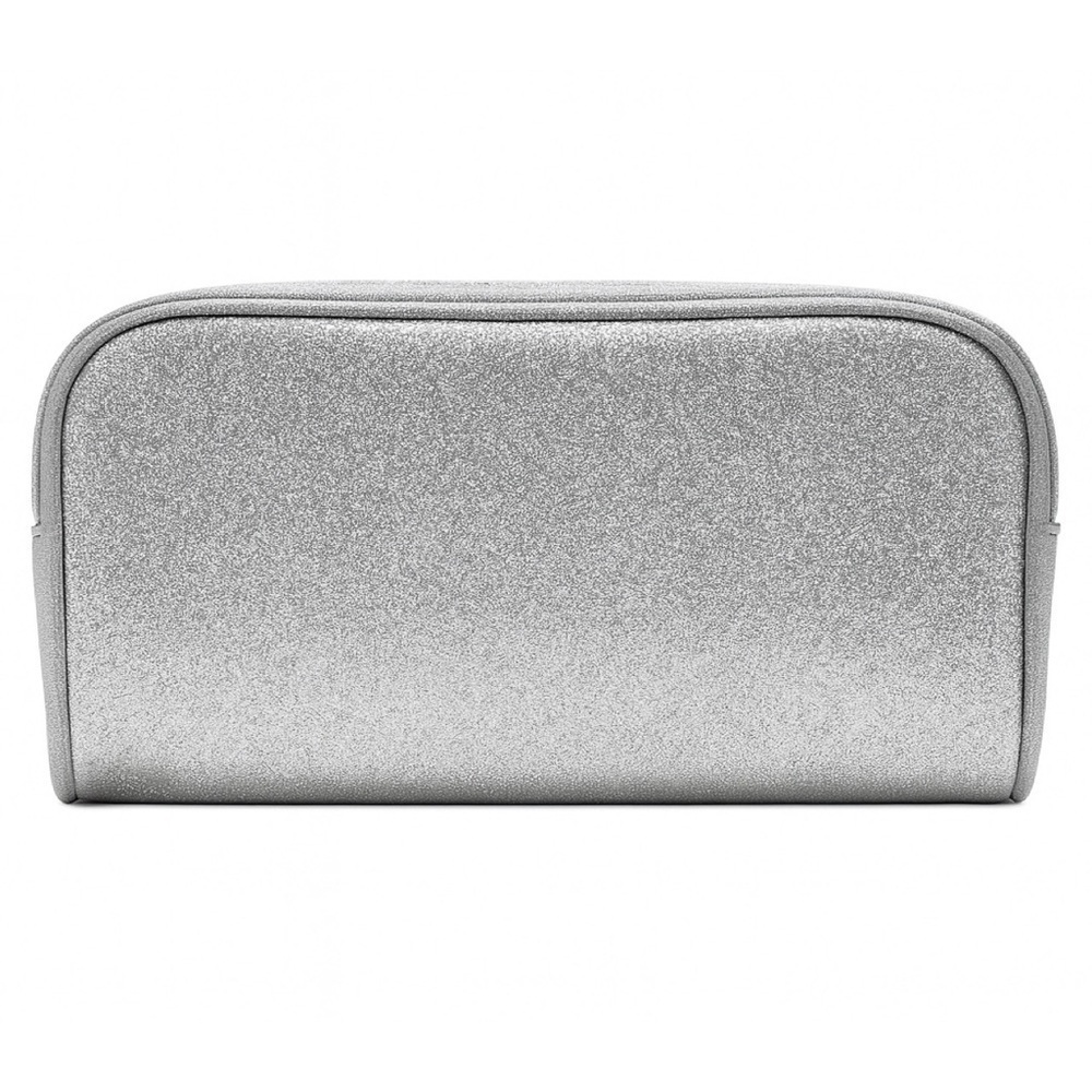 Silver Glitter Deluxe Pencil Pouch